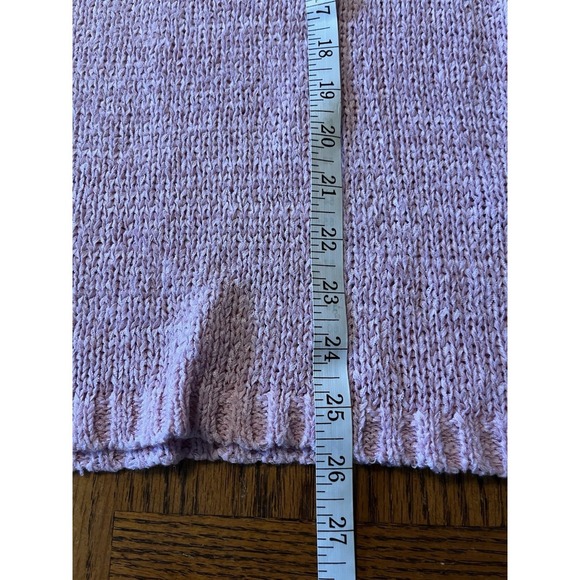 Cottage Country Raffia Loose Knit Sweater Women Pink Medium Pina‎ Lia - Picture 10 of 10